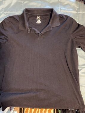 George Men's Black Polo Shirt – Short Sleeve Knit